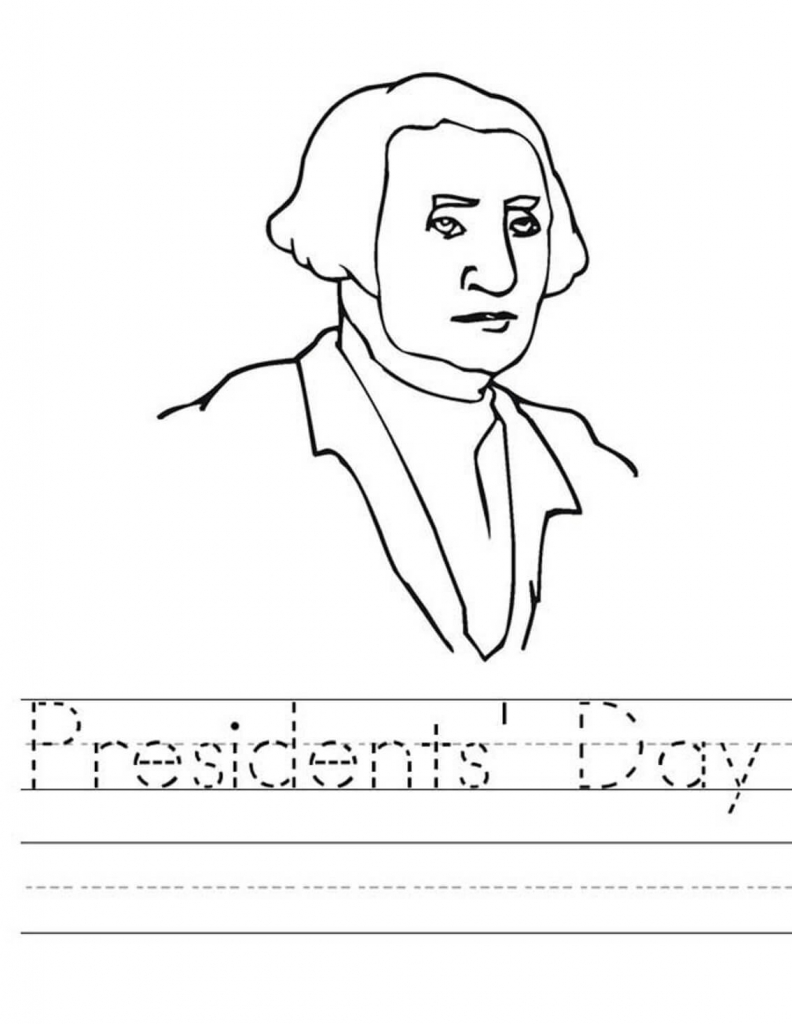 Free Printable Presidents Day Coloring Pages - Printable Word Searches