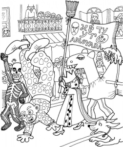 Free Purim Coloring Pages
