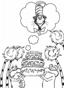 Happy Dr Seuss Day Coloring Pages Free