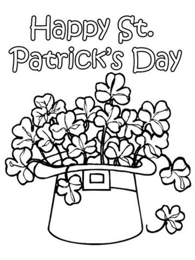 Free Printable St Patrick s Day Coloring Pages