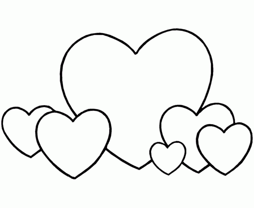 coloring pages of hearts