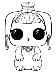 LOL Pets Coloring Book Free Printable Bunny Wishes