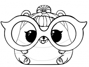 LOL Pets Coloring Pages Free Printable Trouble Squeaker