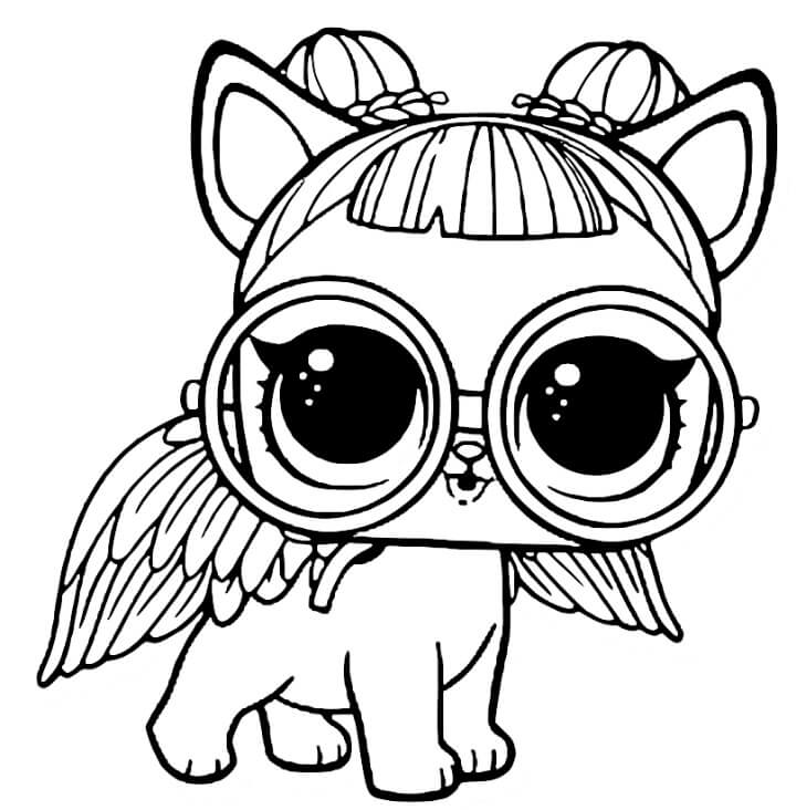 Desenho de Pet Kitty de LOL para colorir
