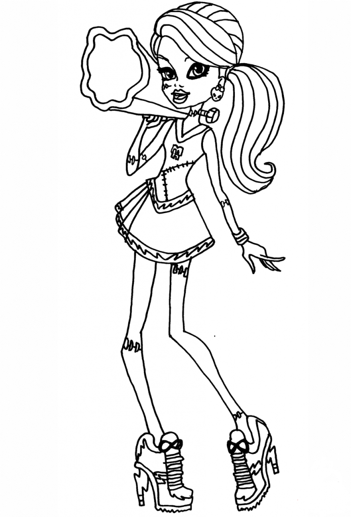 Free Monster High Coloring Pages To Print For Kids