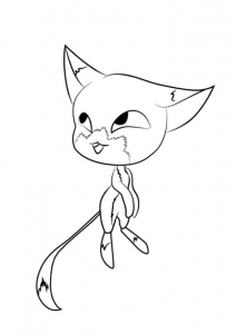 Plagg From Miraculous Ladybug Coloring Page