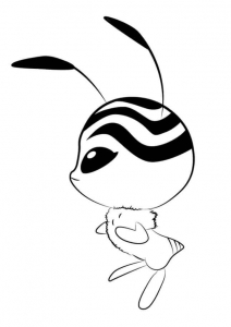 Pollen From Miraculous Ladybug and Cat Noir Coloring Pages