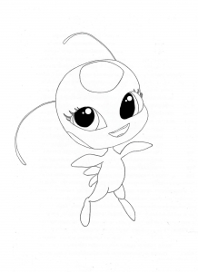 Tikki From Miraculous Ladybug Coloring Pages
