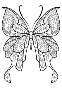 Butterfly Coloring Pages For Adults