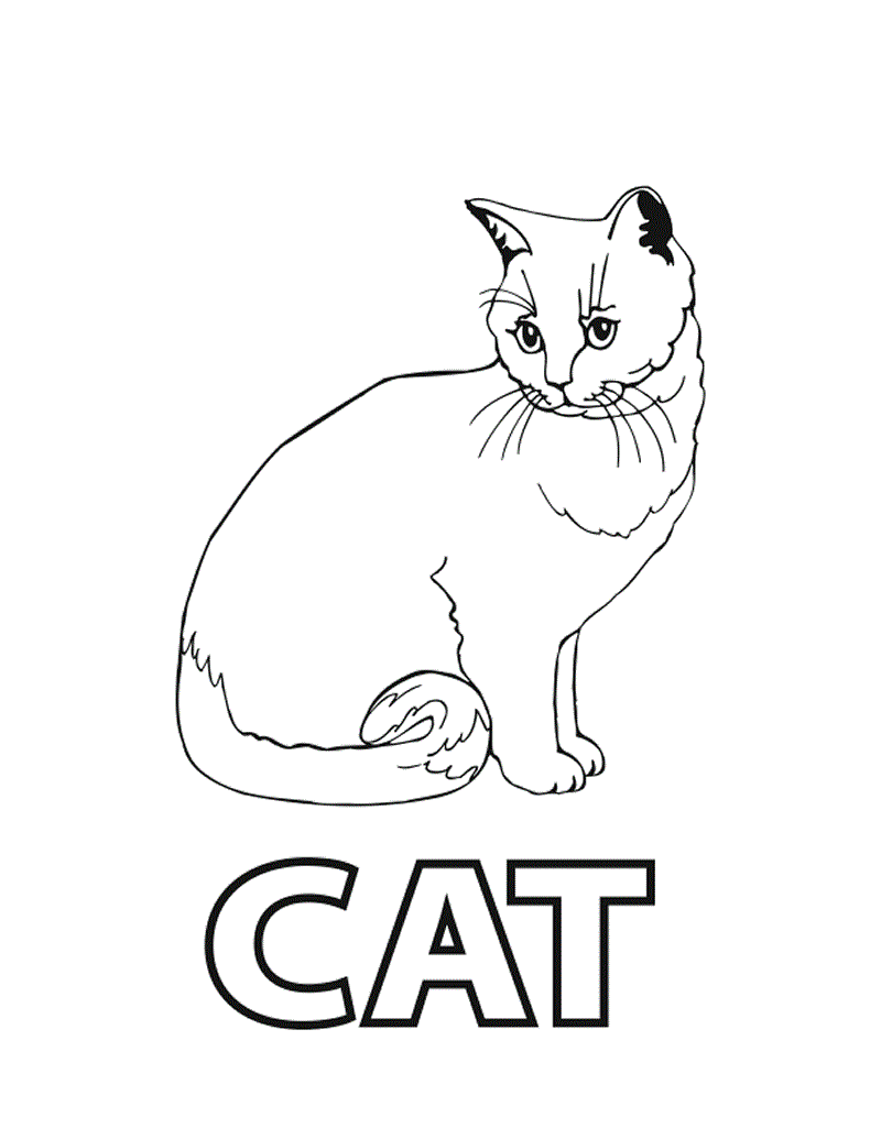 Download 30 Free Printable Cat Coloring Pages
