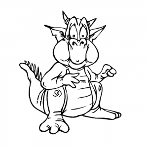 Coloring Pages Of Dragons