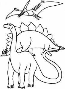 Dinosaurs Coloring Pages