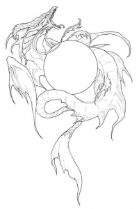 Dragon Coloring Pages For Adults