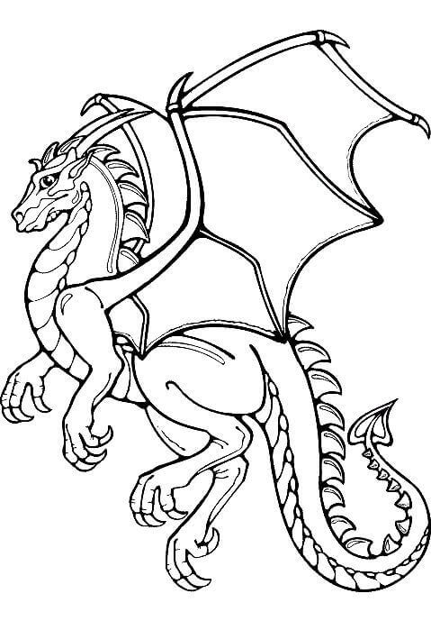 Download 35 Free Printable Dragon Coloring Pages