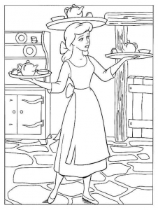 Free Cinderella Coloring Pages