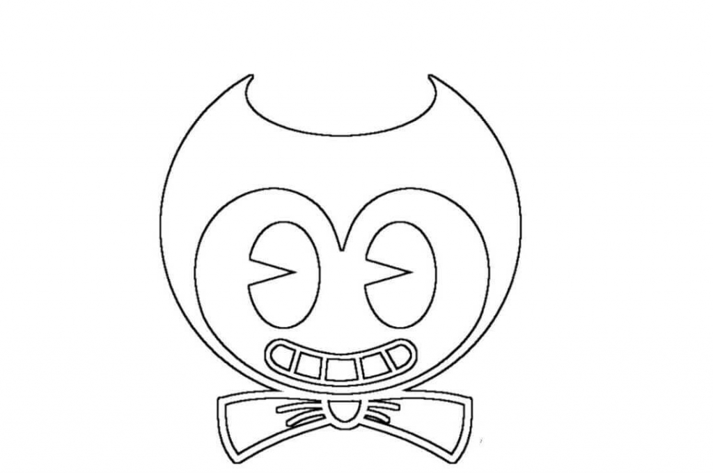 printable bendy and the ink machine coloring pages