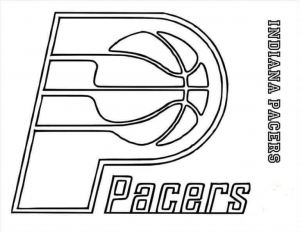 Free Printable NBA Coloring Sheets Indiana Pacers