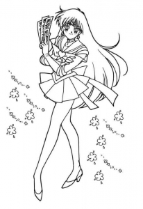 Free Printable Sailor Moon Coloring Pages Sailor Mars