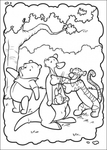 Free Printable Winnie The Pooh Coloring Page