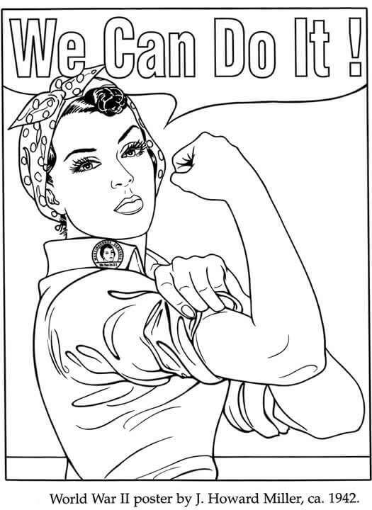 15 Free Printable International Women’s Day Coloring Pages
