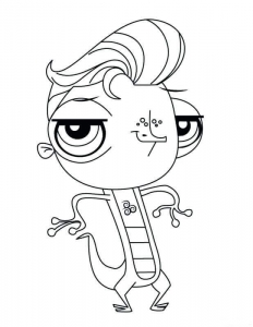LPS Coloring Pages Vinnie Terrio