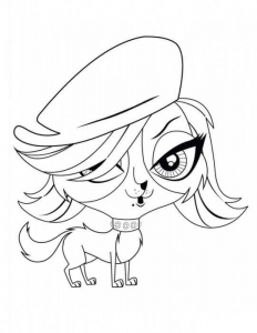 Littlest Pet Shop Coloring Pages Zoe Trent