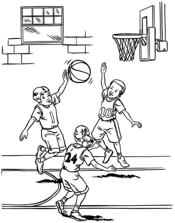 Free Printable March Madness Coloring Pages