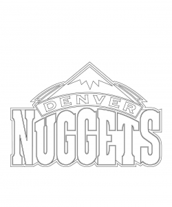 NBA Coloring Pages Denver Nuggets