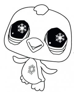 Parker From Littlest Pet Shop Coloring Page