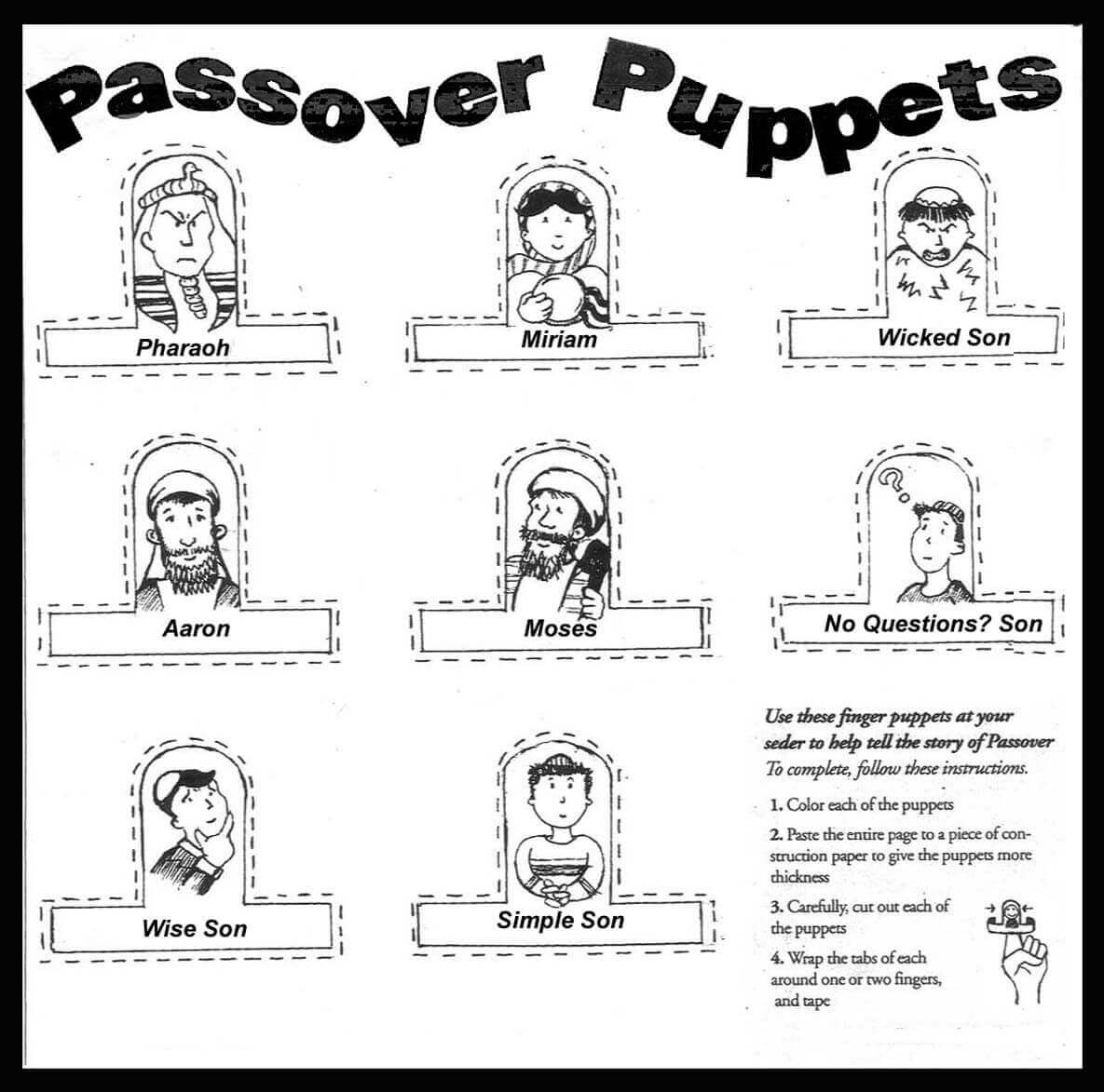 Passover Coloring Pages For Kids Printable