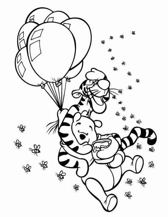 30 Free Printable Winnie The Pooh Coloring Pages
