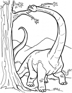 Realistic Dinosaur Coloring Pages