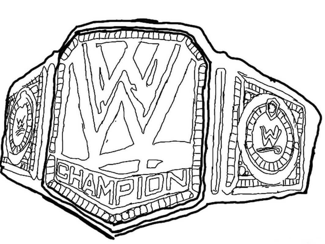 Download Free Printable World Wrestling Entertainment Or Wwe Coloring Pages