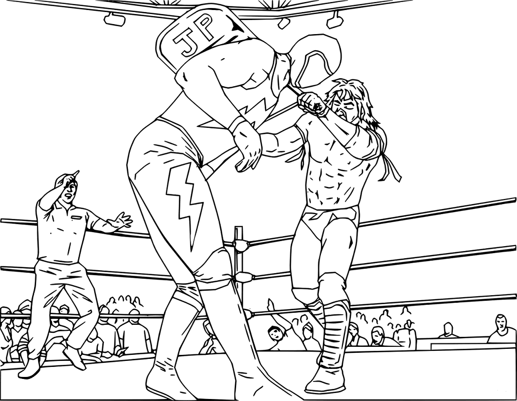 brock lesnar coloring pages