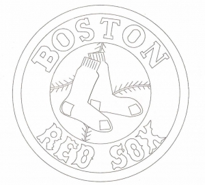 Boston Red Sox Coloring Pages