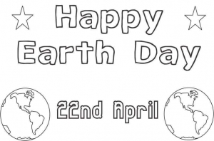 Earth Day 2018 Coloring Pages