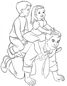 Fathers Day Coloring Pages For Kids