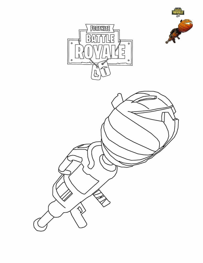 34 Free Printable Fortnite Pages