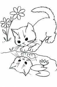 Free Kitty Coloring Pages To Print