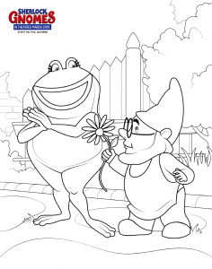 Frog Nanette From Sherlock Gnomes Coloring Pages