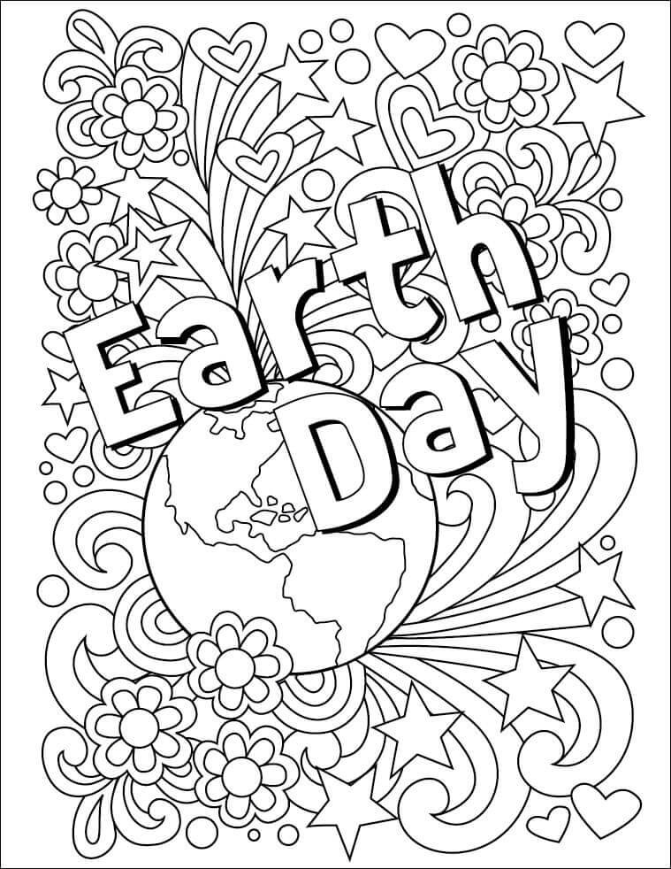 Happy Earth Day Coloring And Activities Book 6