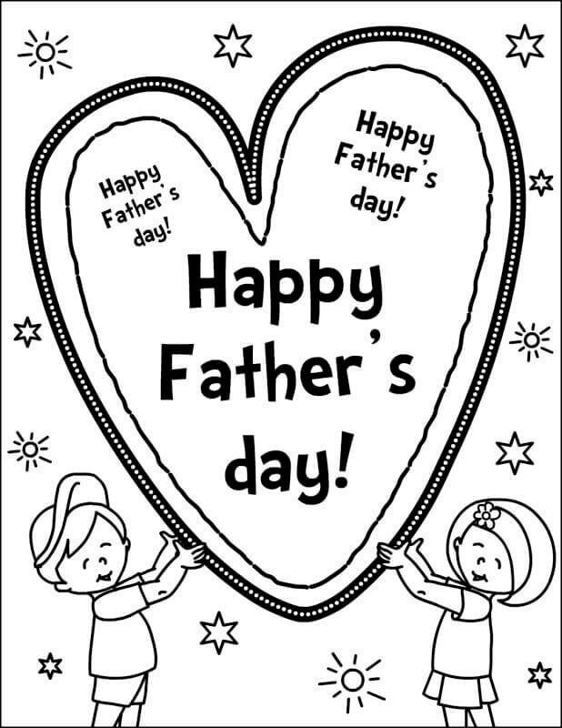 Free Printable Fathers Day Coloring Pages