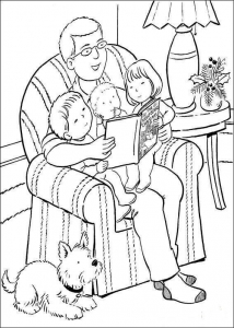 Happy Fathers Day Coloring Pages