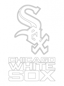 MLB Coloring Pages Chicago White Sox