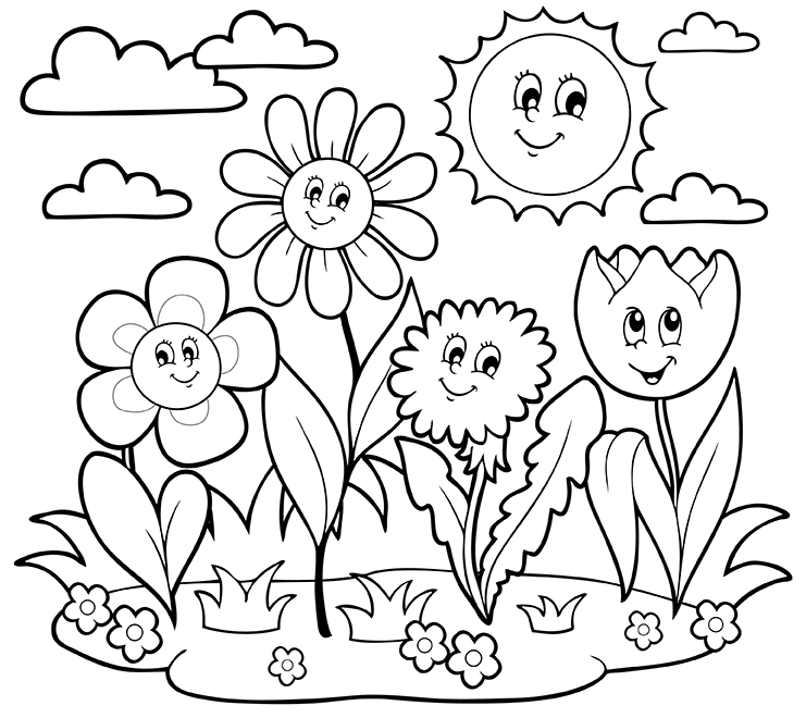 Free Printable May Coloring Pages May Day Coloring Pages Included 