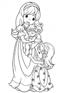 Mom Coloring Pages