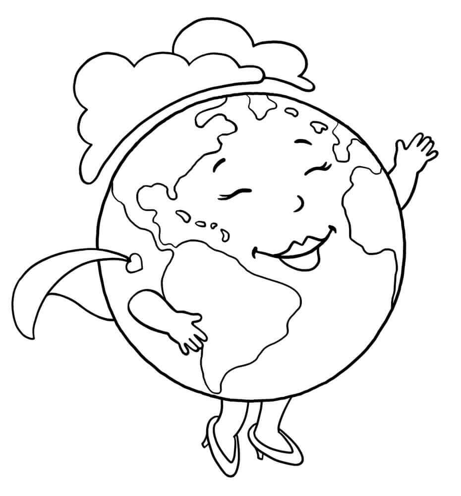 Download 35 Free Printable Earth Day Coloring Pages