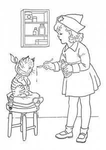 Printable Kitten Coloring Pages For Kids