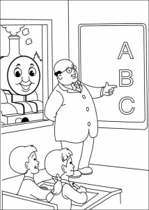 Printable Thomas The Train Coloring Sheets