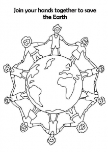 Save The Earth Coloring Sheets To Print